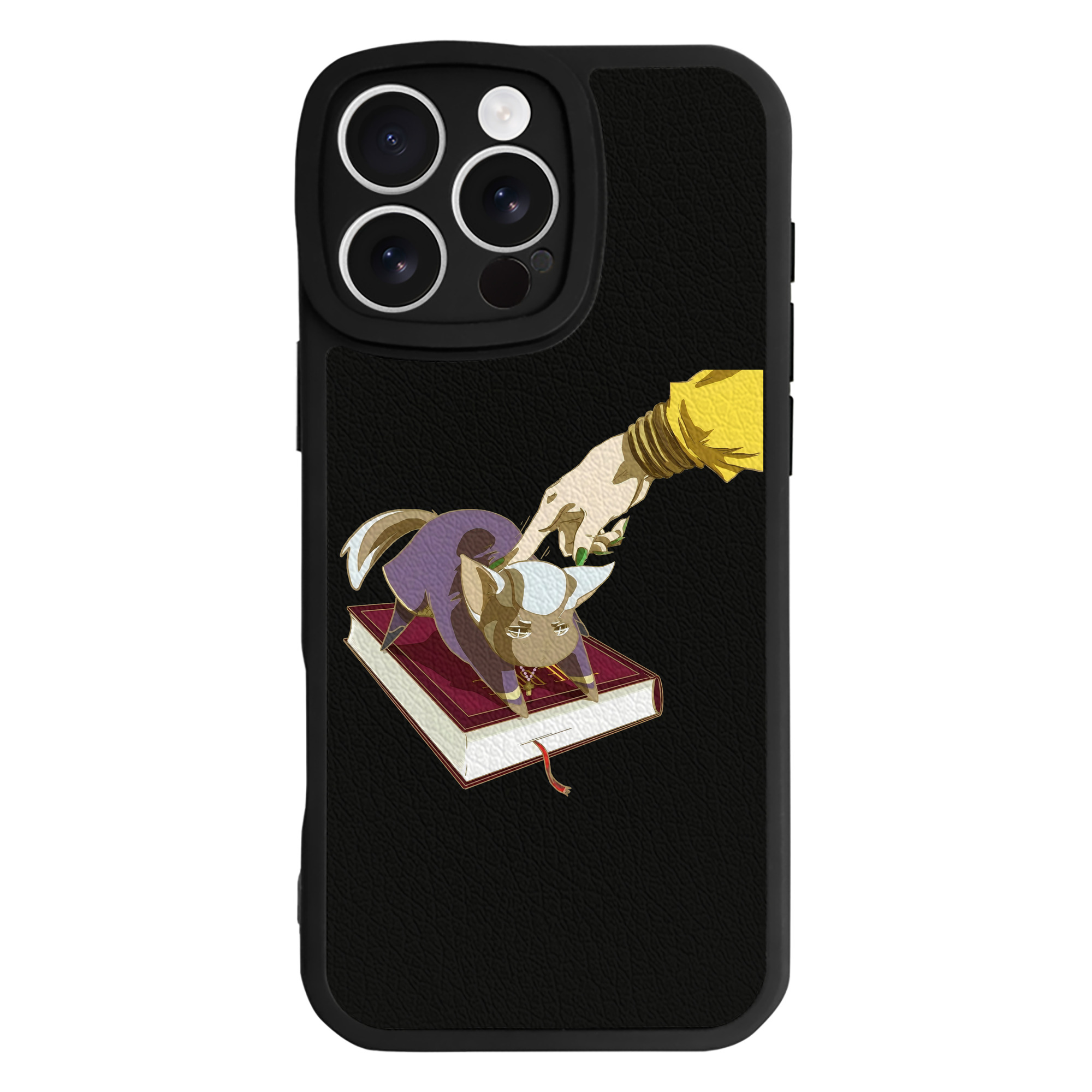 （画像用） ジョジョの奇妙な冒険 JoJo's Bizarre Adventure 【iPhone 16シリーズ対応】シリコンスマホケース（レザー調） 材質：シリコン